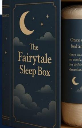 Storybook-style packaging concept for Total Comfort